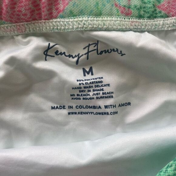 New Kenny Flowers The Sunshine State Flamingos Pull On Maxi Skirt size Medium - Picture 2 of 4